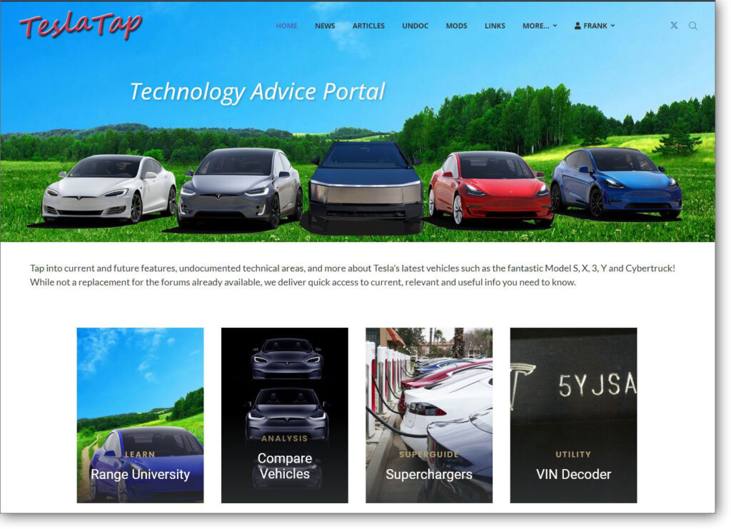 TeslaTap home page